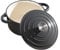 Hairy Bikers CKW2423 Cast Iron Enamelled Round Casserole Dish with Lid, Grey 26cm. Cooking Stock Pot Safe to use on Multiple hob Types.