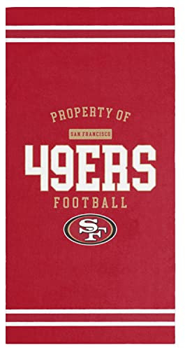 FOCO NFL Strandtuch Property of San Francisco 49ers Football