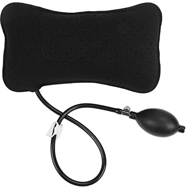 Yosoo Health Gear Inflatable Lumbar Support Pillow, Back Cushion with Hand Pump, Adjustable Waist Support for Office Chair Car Seat, Portable Lower Back Cushion for Travel