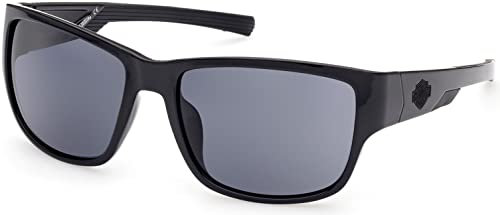 HARLEY-DAVIDSON Herren Hd0966x Sonnenbrille, Schwarz, 60