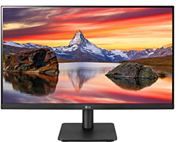 LG Electronics Full HD Monitor 24MP400P, 24 Inch, 1080p, 75Hz, 5 ms, IPS Display, AMD FreeSync, Energy Saving, HDMI, VGA, Anti Glare, Tilt Adjustable, Virtually Borderless Design