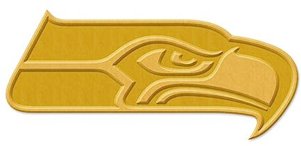 Wincraft NFL Universal Schmuck Caps PIN Gold Seattle Seahawks