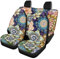 Belidome 4 Pcs Bohemian Bunte Blumen Auto Sitzbezüge Rücklehne Untere Bank Abdeckung, Einheitsgröße