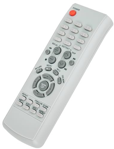 VINABTY Replacement Remote Control 00011K Sub AK59-00011K Fit for Samsung DVD Player DVD-P241 DVD-HD755 DVD-P140 DVD-P142 DVD-P144 DVD-P242 DVD-P242B DVD-P243