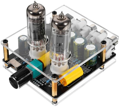 Gatuida Vacuum Preamplifier Tube Amplifier -fi Stereo Preamp Board for Home Theater Audio Compatible - Easy Installation Elegant Design Enhanced Sound Quality