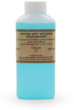 Comptoir d'Art - Patine Vert Antique (0867) pour Bronze (250mL)