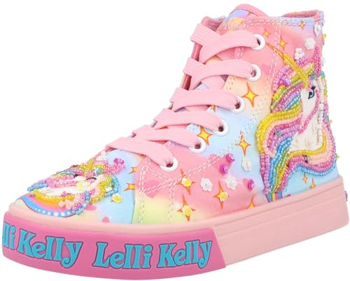 Lelli Kelly Unicorn Rainbow Mid Rosa Tessuto 29 EU