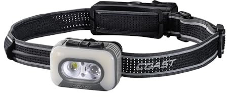 Coast RL35R Voice-Controlled 1100 Lumen Rechargeable LED Headlamp with ARC280™ Lighting, 4 Color Modes, Rear-Facing Safety Signal, Variable Light Control and USB-C Charge Port