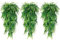 YTZWkit Hanging Artificial Plants Set of 3 Fake Vines Plants Indoors in Pot Trailing Faux Plant for Home Bathroom Garden Office Wedding Wall Decoration Outdoor Gift(no pot)