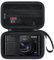 Elonbo Kameratasche für Sony RX100 VII/ RX100 VI/ RX100 V/ RX100 IV/ RX100 III Kompakt Digitalkamera, Sony Vlogging Kamera Reisetasche, Schwarz