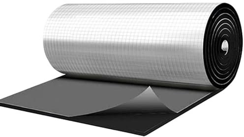 Tapis d'Isolation Acoustique pour Voitures, Tapis Amortisseur Phonique Thermique Sonore Tapis de Voiture Isolant Autocollant Imperméable pour Le Moteur Toit Fenêtre