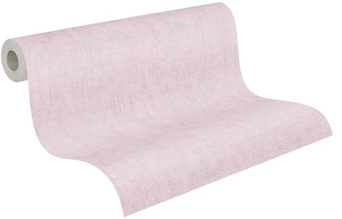 Livingwalls CosmoLiving Textured Non-Woven Wallpaper in Pink, Bright Pink – 10,05 x 0,53 m Solid Colour Wallpaper by Cosmopolitan – 791094