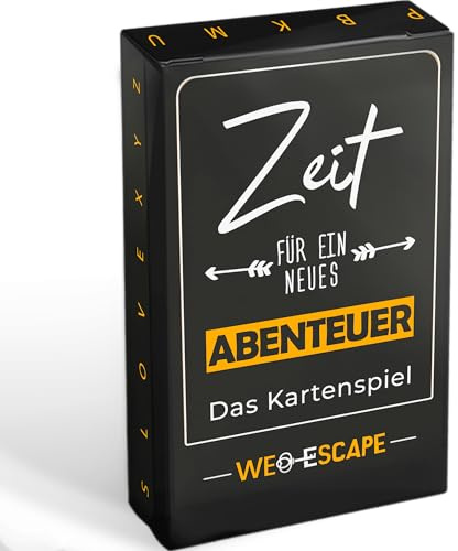 We-Escape Bestes Escape-Kartenspiel des Jahres 2025 – Rätselspaß, Logik & Abenteuer für alle | Das Geschenk für Escape- & Exit-Game Fans