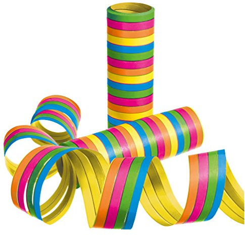 Susy Card 40012308 - Luftschlangen Streifen, 3er Packung