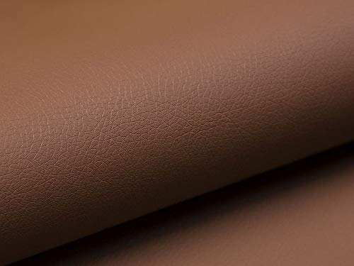 Lederkonzept 10 Meter Kunstleder Soft 015 Braun