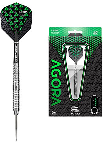 Target Darts Agora 90% A04 Steel Tip Dartpfeile (23gr), natur, 23g