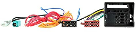 Inex ISO Wiring Harness Quad Lock Car Radio Adaptor With Antenna IX-RH-VW-100 + IX-ANT-115