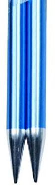 Lana Grossa Rundstricknadel Aluminium | leicht & stabil | glatte Oberfläche für müheloses Stricken | ideal für alle Garne | langlebig & komfortabel | 60/9,0
