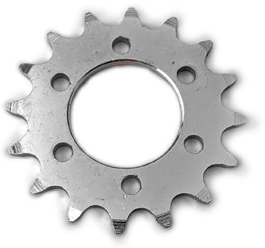 28t Bicicleta piñon Fijo para el Montaje de Frenos de Disco Grande para Bicicleta 28 Rueda de Cadena piñon Fijo piñon Diente para # 410 Cadena de Bicicleta (16T)