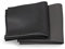 Lederstücke - Variierende Lederbündel in verschiedenen schwarzen Farbtönen, Leder Zuschnitt, Extra Große Stücke, Hochwertig zum Nähen, Lederverarbeitung, Basteln, Beziehen, Deko, 1Kg - min. DIN A4
