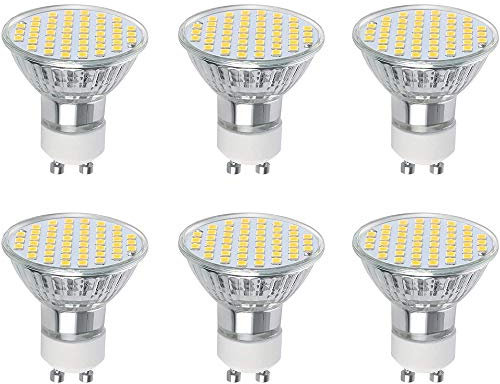 Vicloon GU10 LED Lampe, GU10 Leuchtmittel 3W, 300 Lumen, 2700 Kelvin, AC220-240V, Warmweiß GU10 Ersetzt 30W Halogenlampen, 120°Strahlwinkel Nicht Dimmbar GU10 Glühbirne, 6er-Pack