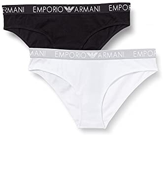 Emporio Armani Damen 2-Pack Brief Unterwäsche (2er Pack)