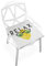 linomo Sommer Zitrone Entspannen Zitat Memory Foam Stuhlkissen Sitzkissen für Kinder, 40 x 40 cm