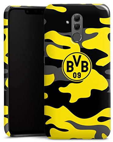 Premium Case kompatibel mit Huawei Mate 20 Lite Smartphone Handyhülle Schutzhülle glänzend BVB Borussia Dortmund Fanartikel