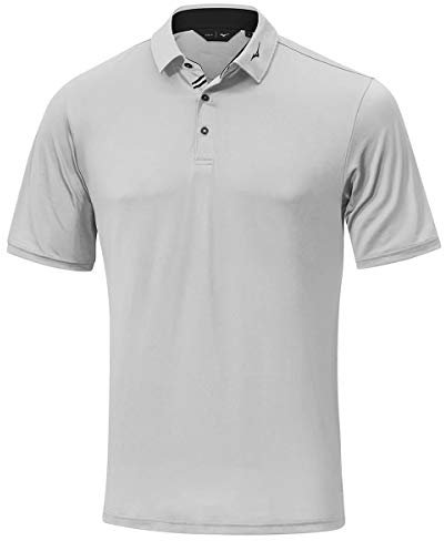 Mizuno Herren bewegen Leichte Runbird Motiv-Polo-Hemd - Light Grau - M