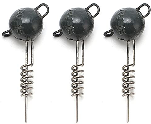 Jig Heads Hooks,5‑20g Fish Head Hooks with Round Jig Head Fishing Accessories