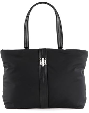 TOMMY HILFIGER Relaxed Tommy Tote Black