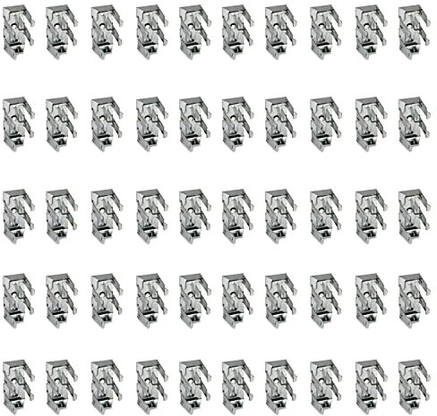 bricoleva.it Ganci per Zoccolo Cucina Universali - Gancio Battiscopa Zoccolino Cucina - Facili da installare (Alluminio, 50 pezzi)