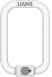 LICHIFIT Support pour maquette - Poignée de peinture - Accessoire universel Blanc