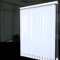 Sh000ad Lamellenvorhang Weiß Vertikaljalousie aus Aluminium,Blickdicht Lichtdurchlässig Tür Fenster Metall Lamellen Rollo Schiebegardine,Sonnenschutz/Sichtschutz,Inklusive Zubehör (75x100cm(WxH))