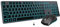 POWZAN Tastiera e mouse wireless retroilluminato, tastiera wireless ricaricabile silenziosa combinata, mouse jiggle, tastiera USB senza fili 2.4 G, sottile, full size per Apple iMac, MacBook, laptop e