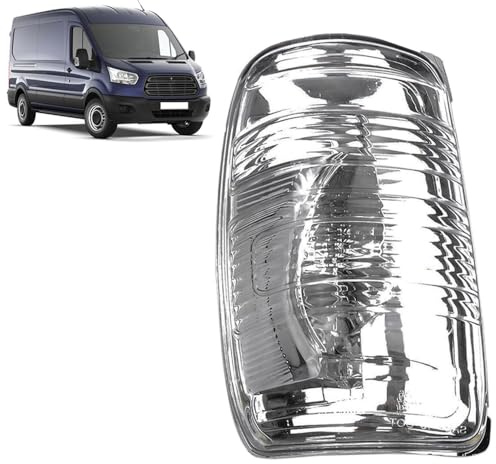ROBUST Spiegelblinker Spiegel Abdeckung Aussenspiegel Weiss Links für Ford Transit Mk8 2085655 1847387 BK3113B381AD 2014-2018