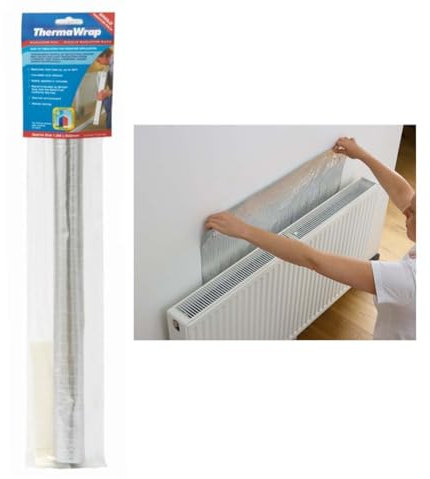 Thermawrap Radiator Heat Reflective Foil 4m x 500mm, Energy Saving, 2-4 Radiators