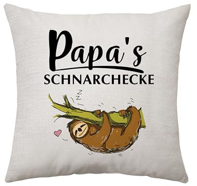 Papa Kissenbezug Geschenke für Papa an Weihnachten Vatertag Papa Geburtstagsgeschenke Ideen Papa Geschenke von Tochter Vater Geschenke von Sohn Geschenke für Papa Dekoration 45 x 45 cm (Papa's)