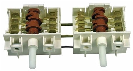 LUTH Premium Profi Parts Kochplatte Schalterblock 2er-Einheit Dreefs 5he/555 kompatibel mit Gorenje 617736