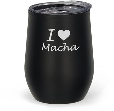 Mug isotherme avec inscription « I Love Matcha »