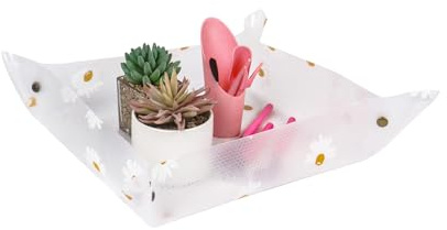Nwvuop Pflanzen-Umtopfmatte für Garten wasserdichte Umtopfmatte Transparente Blumenerde-Matte, Tragbare Gartenarbeit Umpflanzmatte 50× 50cm