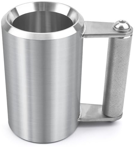 Stainless Steel Super Heavy 9 LB/4KG Coffee Mug - Gym Exercise Fitness Sports Gift