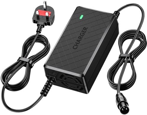 SZSEEY 29V 24V 5A Scooter Charger,3 Pin Male XLR Connector Battery Charger for 24V Lead Acid Battery Electric Wheelchair,EBike,Motorcycle,Lawn Mower,Pride Mobility,Jazzy Power Chair,Drive Medical
