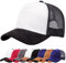 Enwokran Baseballkappe Herren Einstellbare Masche Rückseite Baseball Hut Sommerhut Sonnenhut Sportlicher Draußen Kappen Hüte Verstellbar Sonnenschutz Trucker Basecap (Schwarz Weiß)