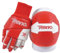 L'Estel Skates - Hockey Reno - Pack de Protecciones de Jugador de Hockey Patines - Guantes y Rodilleras Reno Iniciación (Rojo, Alevin)