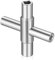 1 PzChiave Quadrata Contatore,Chiave di Utility a 4 Vie,Chiave a Croce Contatore Acqua Universale,Chiavi Quadrata a 4 Punte da 6,5 ​/7/8/9 mm per Scatola Elettrica Acqua Cassetta Gas Enel Armadio
