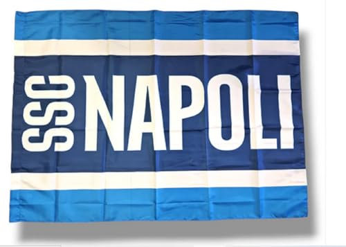 Bandiera napolii, 140 x 90 cm, con Asola per Asta BA/NA/BG/2024002