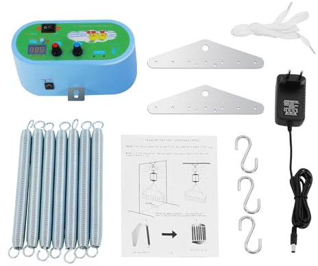 12W Hängende ElektrischeWiegensteuerung Federwiege Motor Elektrisch, mit Timer Baby Wippe Elektronisch Controller Kein Geräusch, Gewicht von weniger als 44 lbs/20KG Indoor Schaukelcontroller