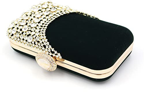 Velvet Alloy Dinner -Tasche Promi -Bankett Handtaschenkette Frauenbeutel (D)