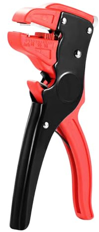 Automatic Wire Stripper, Self‑Adjusting Wire Stripping Tool for 14‑24 AWG | 2 in 1 Cable Stripper Electrical Cables, Speaker Wires, 6.3 Inch